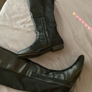 Rampage over knee black boot, Size 6.5